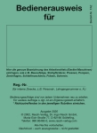 Bedienerausweis für Arbeitsmittel